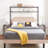 Versatile Queen Bed Frame With Storage And Stylish Headboard For Bedroom