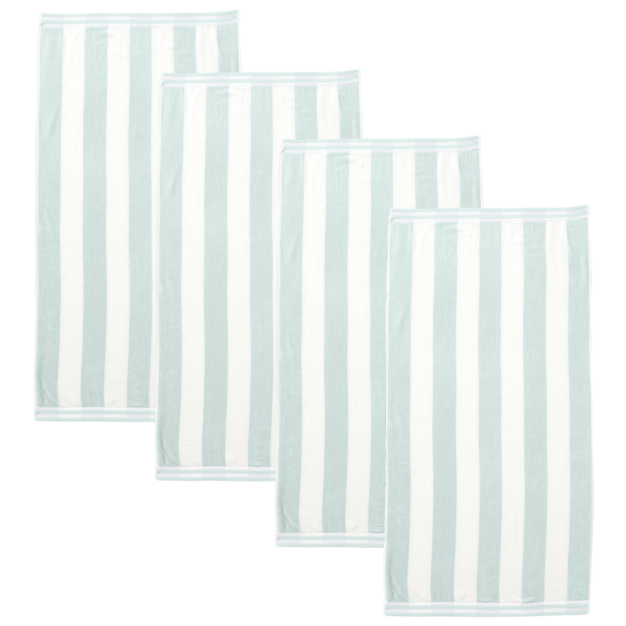FreshFolds 100% Cotton Modern Cabana Stripe Beach Towels & Reviews | Wayfair