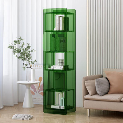 Modern simple display bookcase with door