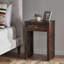 Table d'appoint en bois sculpté avec tiroirs