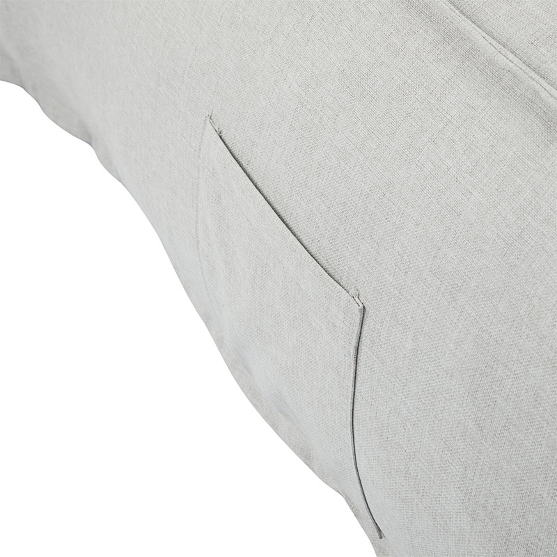 Fauteuil à billes Perry, Tissu gris pâle