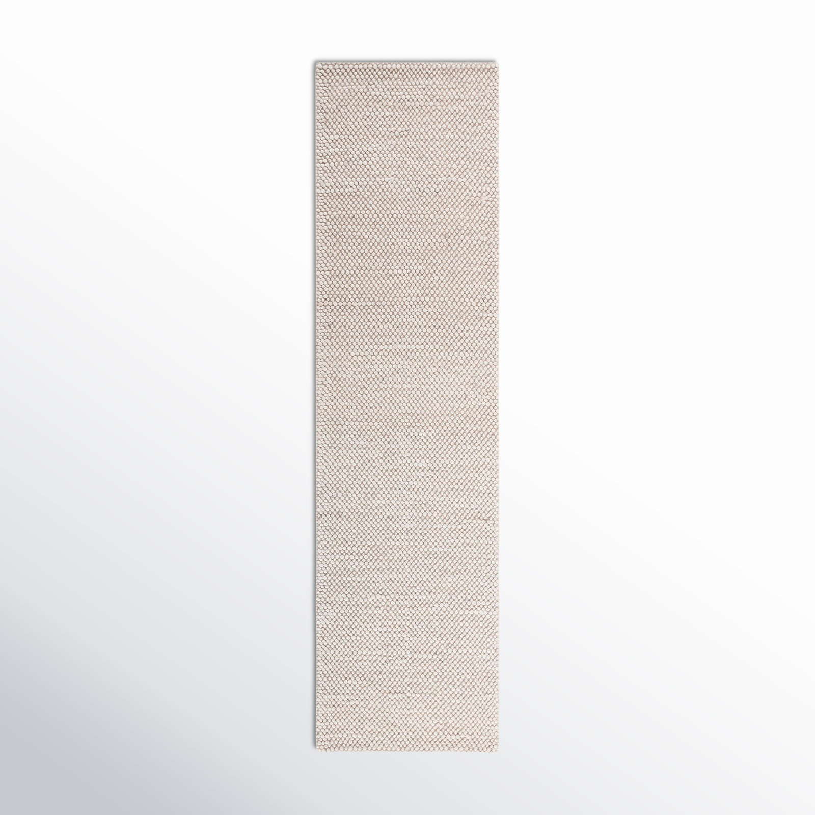 Danie Natural Area Rug in Gray/Ivory, Runner 2'3" x 7'