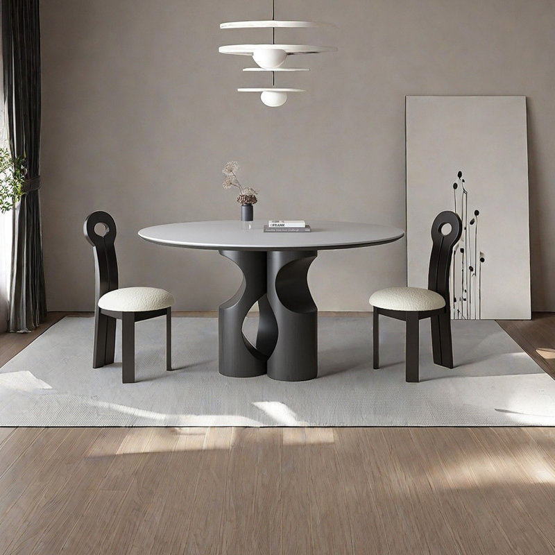 Evnika, H 29,52 po x L 53,14 po x l 53,14 po, Noir, Gris