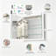  Armoire de toilette avec miroir 30 * 32-1453783359