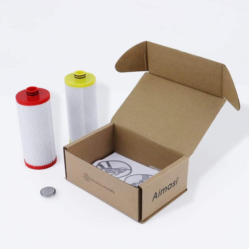 Aquasana 2-Stage Red and Yellow Under Sink Replacement Filters