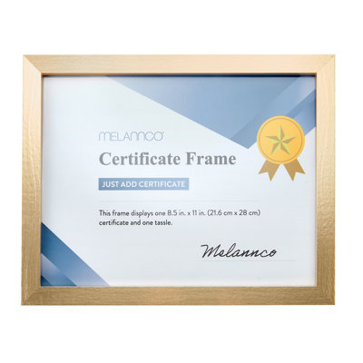 Melannco Certificate Frame, 11 x 14 Inch