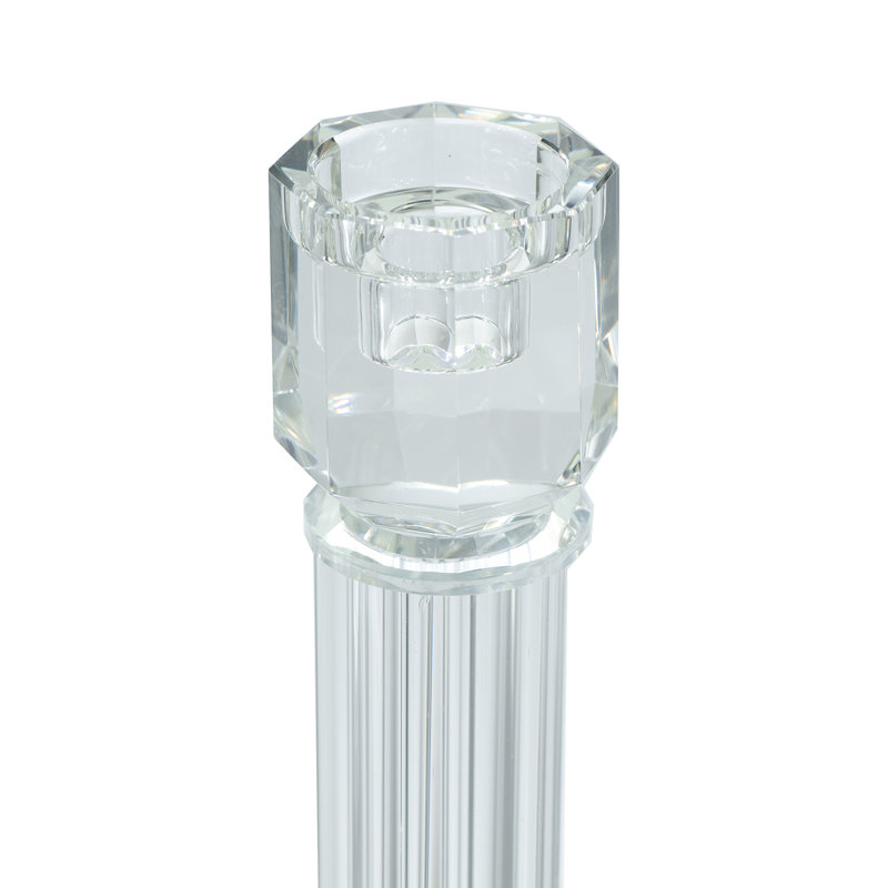 Porte-bougie effilé D3.5X15, H 15 po x l 3,5 po x P 3,5 po