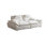 White Polyester Modular Sofa