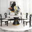 Ensemble de table de salle à manger 8 places avec chaises modernes en forme de clé, ensemble de salle à manger 9 pièces-1771436821-1771436906