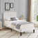 Auxter Upholstered Platform Bed Frame with Adjustable Headboard No Box Spring Needed