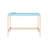 Midriaks Baby Blue & Gold Finish Writing Desk W/USB-275496141