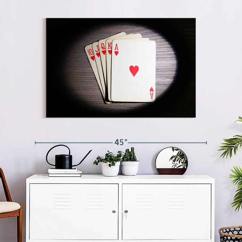 'Poker Flush, 26" H x 39" W