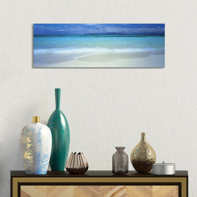 Clouds Over An Ocean, Great Barrier Reef, Queensland, Australia by Panoramic Images - Wrapped Canvas Panoramic Print