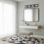Luminaire de miroir de salle de bain mural 26 po à 4 lumières DEL 26 po-247154265-247154266