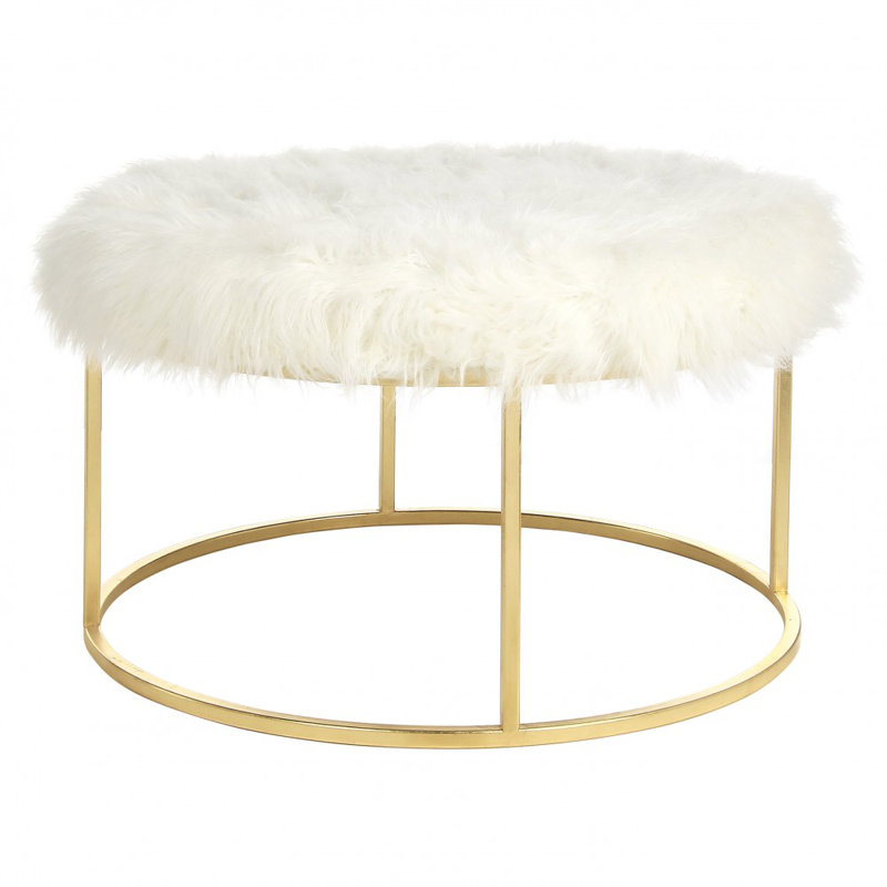 Paris 36" Wide Round Standard Ottoman