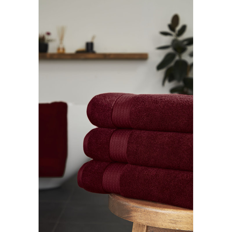 Ozdilek 4-Piece Bath Towels, 30x60 550GSM, 100% Turkish Cotton, Luxury Quick Dry, Extra Large, Fade-Resistant, Eco-Friendly, Lightweight, Spa Towel, Comfortable