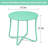 Neston Metal Patio Table Heavy Duty Weather Resistant Anti-Rust Outdoor Coffee Table-773846196