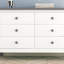 Commode de rangement en bois avec 6 tiroirs, armoire de rangement pour chambre d'enfant (commode)