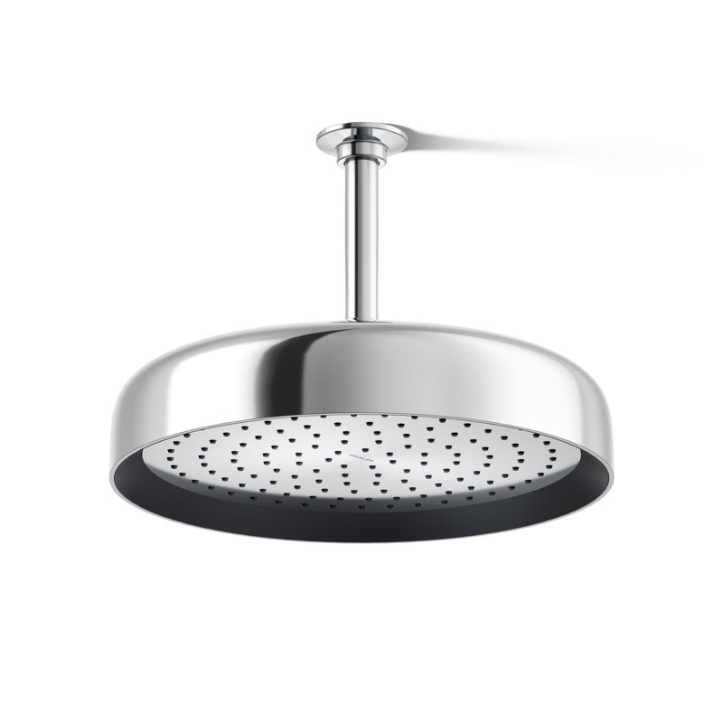 Tête de pluie ronde de 1,75 gallons par minute avec la technologie d'induction d'air Katalyst, Chrome poli