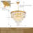Maleaya 11 - Light Dimmable Tiered Chandelier