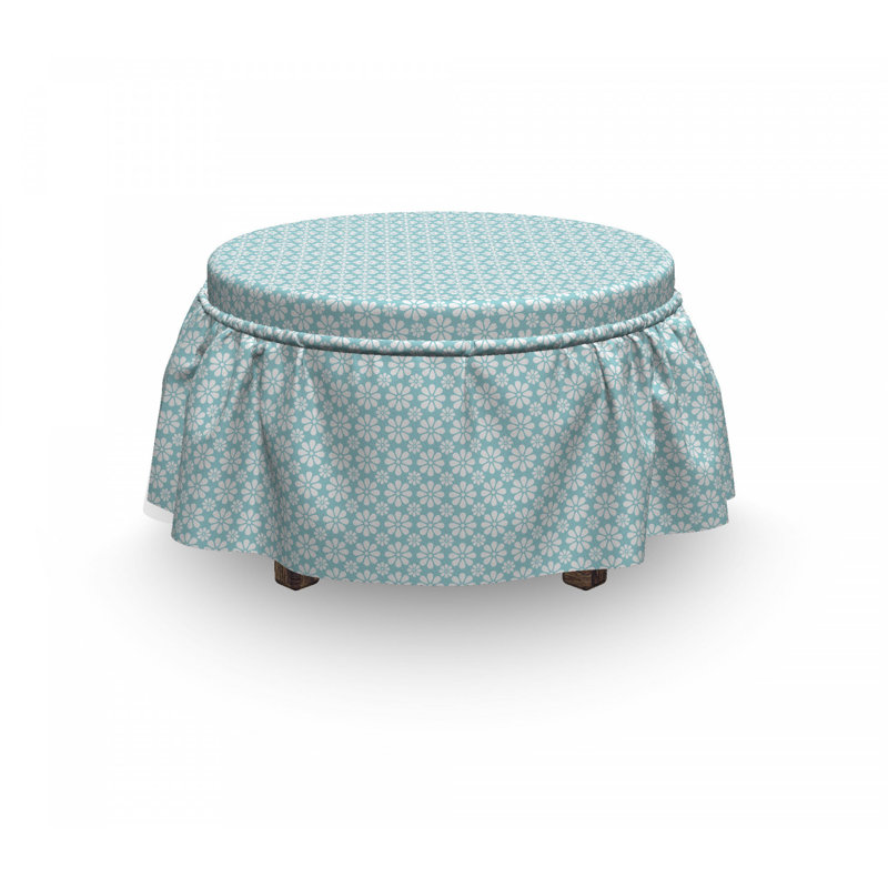 Box Cushion Ottoman Slipcover