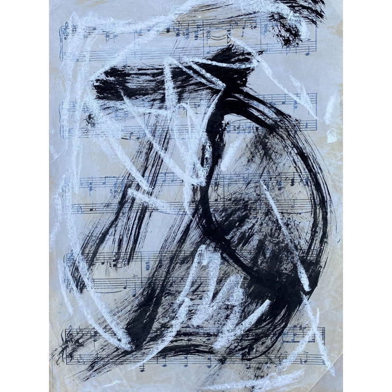 «Black Throated Wind» par Dina Gardner, H 20 po x l 16 po x P 0,88 po