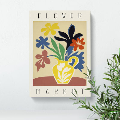 XMKTMKT-239 Flower Market Exhibition Advertisement No.9 - Wrapped Canvas
