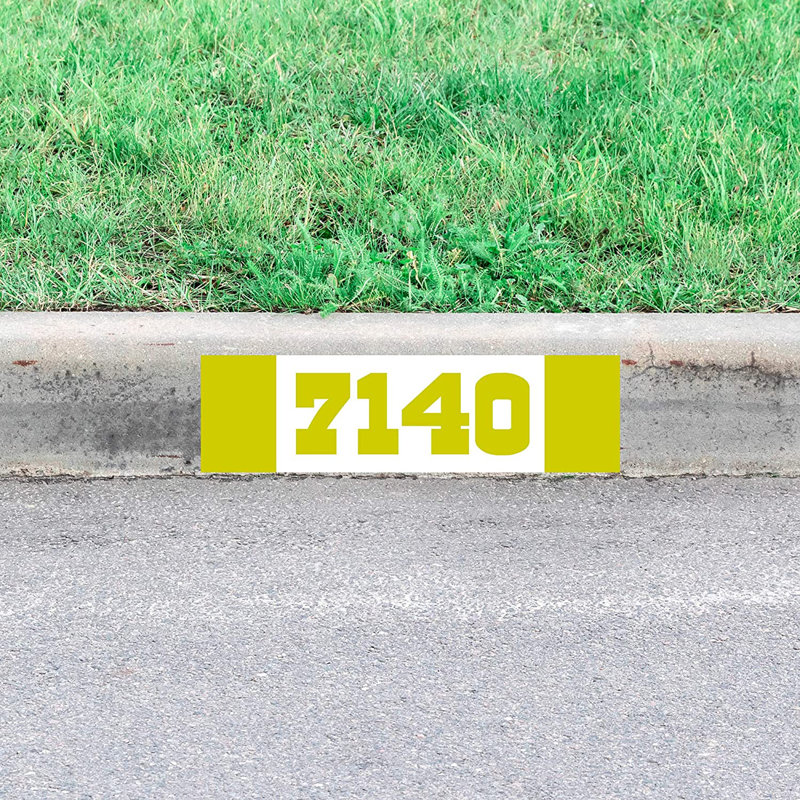 Text & Numbers Non-Wall Damaging Wall Decal, Yes