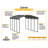 Galvanized Steel Carport, 12X24X9-90469433