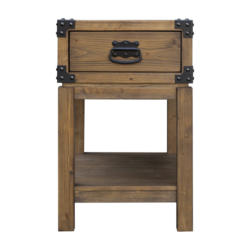 Chorlette End Table with Storage