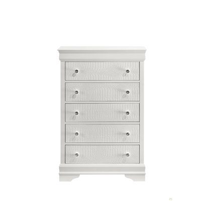 Commode 5 tiroirs en bois