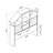 Full Size Bookcase Headboard Free Standing Tall Storage Two Sliding Pink Doors With Seven Cubby Shelves White
