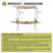83" Long Aluminum Dining Table Extension Table-105703371
