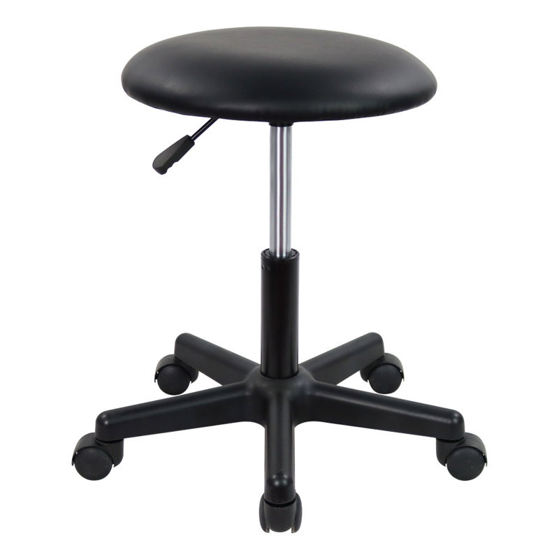 Adjustable Height Ergonomic Lab Stool Wheels