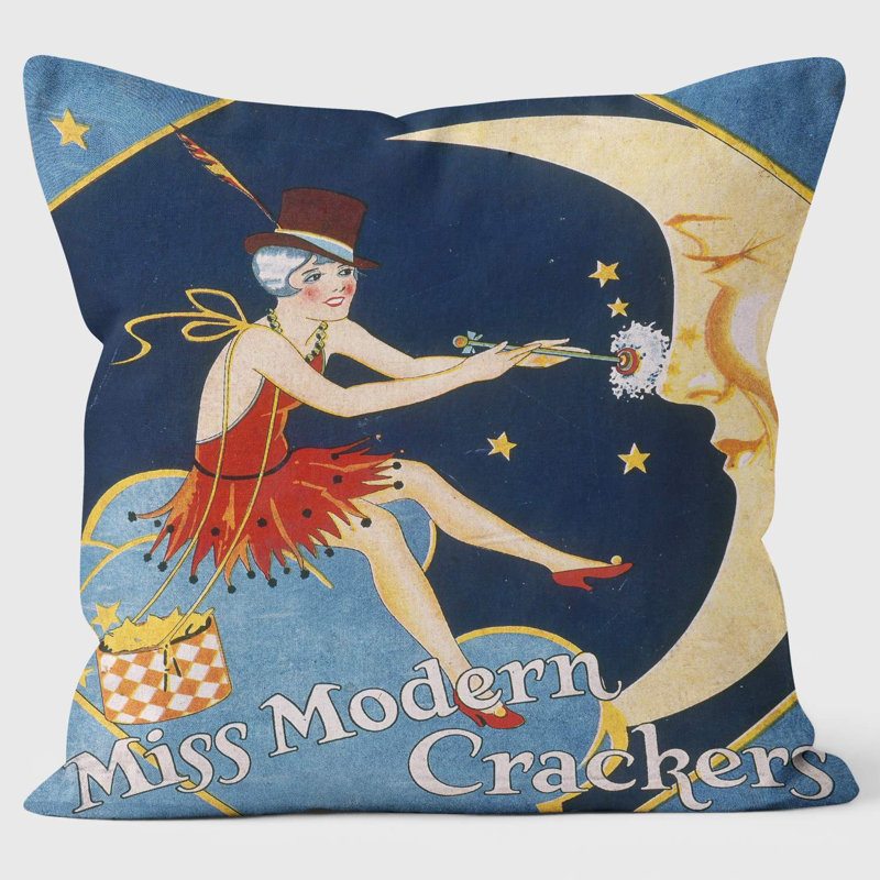 Miss Modern Christmas Crackers - Christmas Cushion