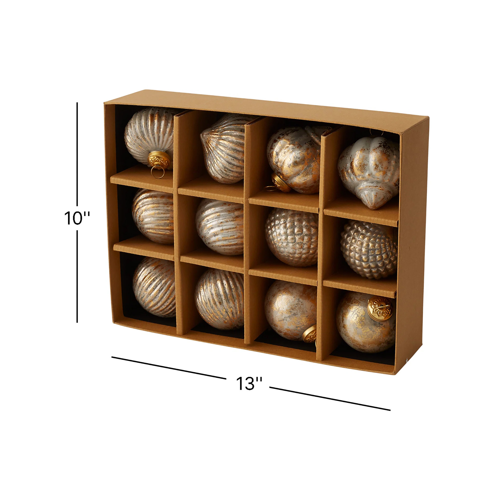 12 Piece Presence Ball Ornament Set