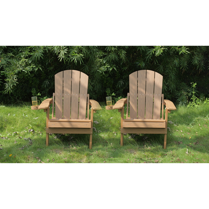 Méridiennes de patio durables, style bois de teck, détente extérieure rustique