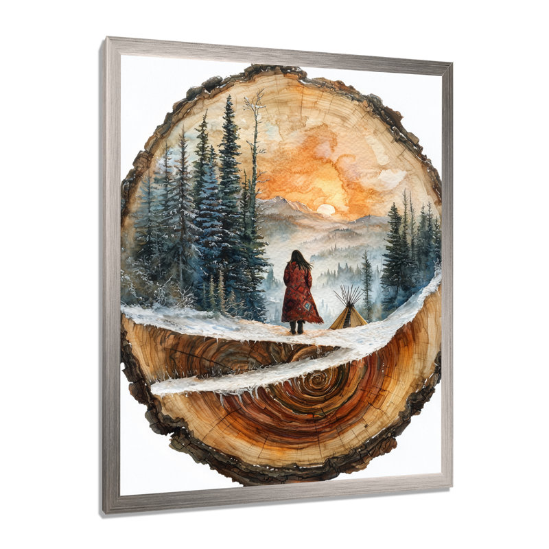 Ghenadi - Décoration murale tendance, H 32 po x l 16 po, Picture Frame Print, Argent argent
