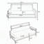 Canapé double 57 po avec rangement-129996612
