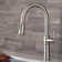 Sellette Pull Down Single Handle Kitchen Faucet with Soap Dispenser