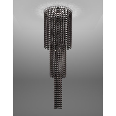 Giogali Ceiling Lamp Ca1 Crystal Smoky Matt Bronze 1 E26 Ul