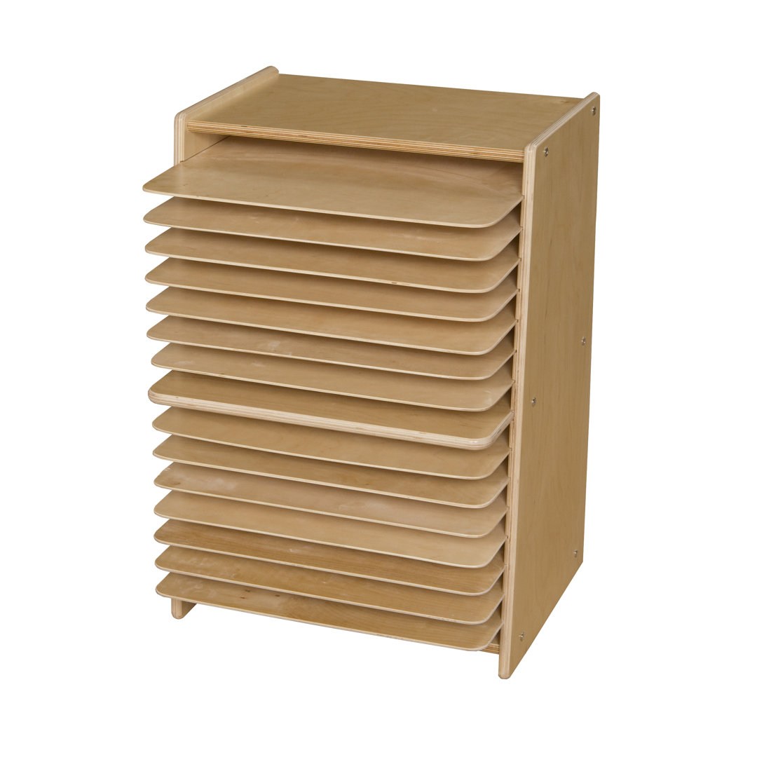 Contender Mobile Drying and Storage Rack Wood Designs 