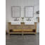 Meuble-lavabo double 72 po avec lavabo en pierre Maxbano Farmhouse-106905786