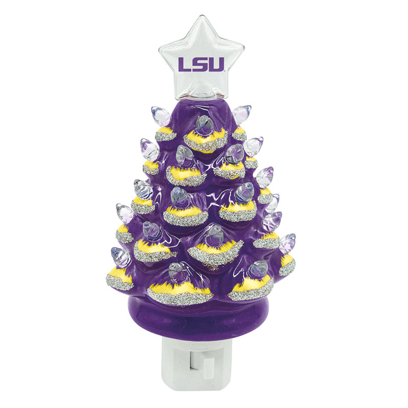 Arbre de Noël 6,5 po Nite Lite, LSU