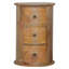 Solid Wood Round Accent Chest