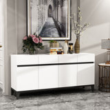 Ponsell 63'' Wide 4 Drawers Accent Cabinet