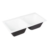 Selkirk 43" L Double Basin Drop-In Kitchen Sink