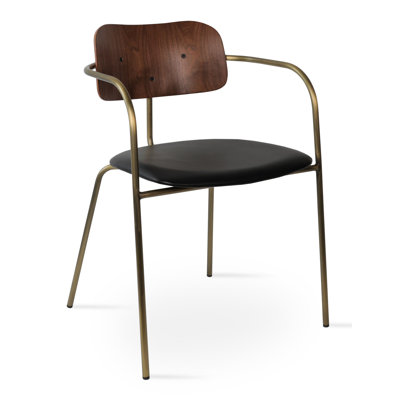 Northwest Hills 18'' H Faux Leather Upholstered Side Chair