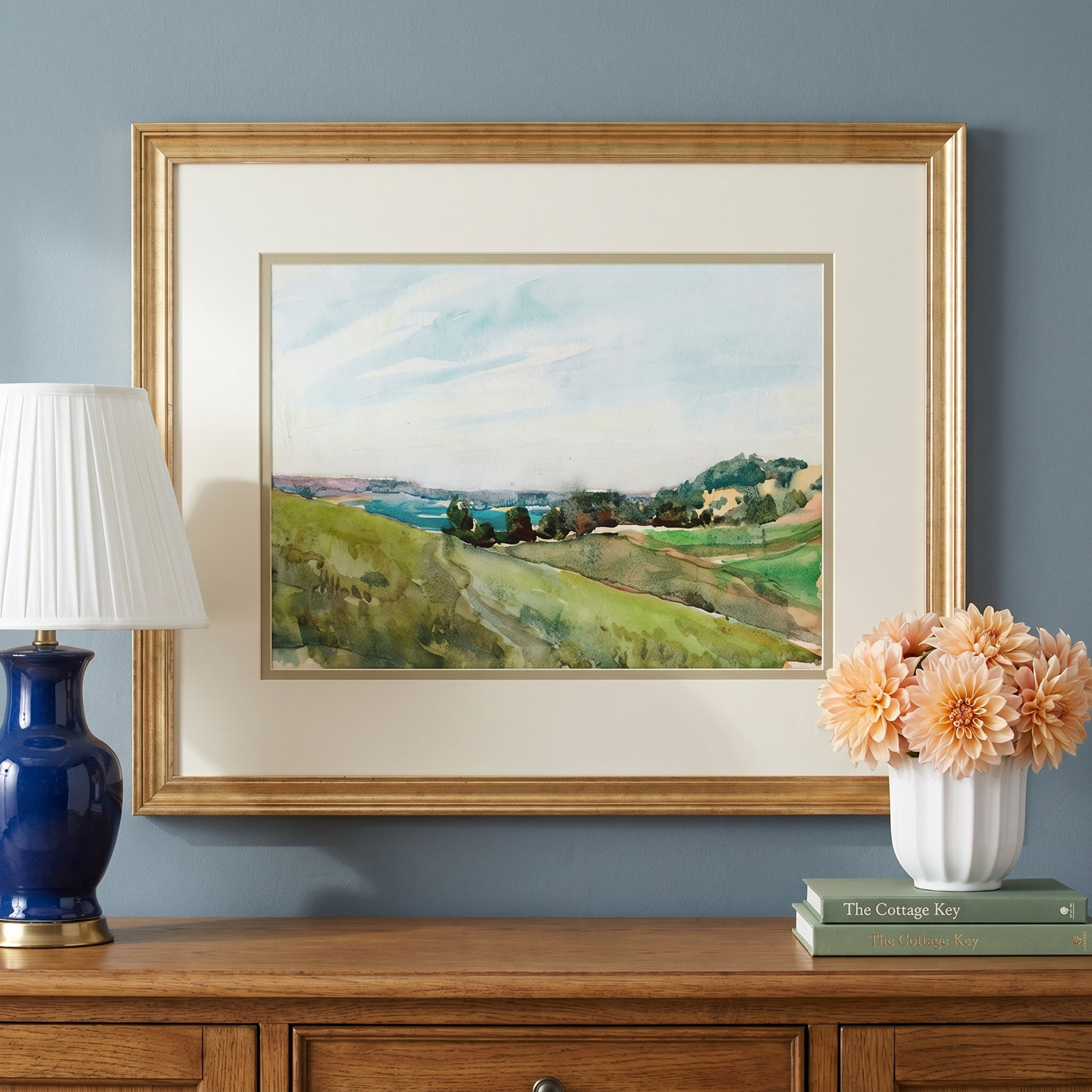 Painterly Overlook 4 Print