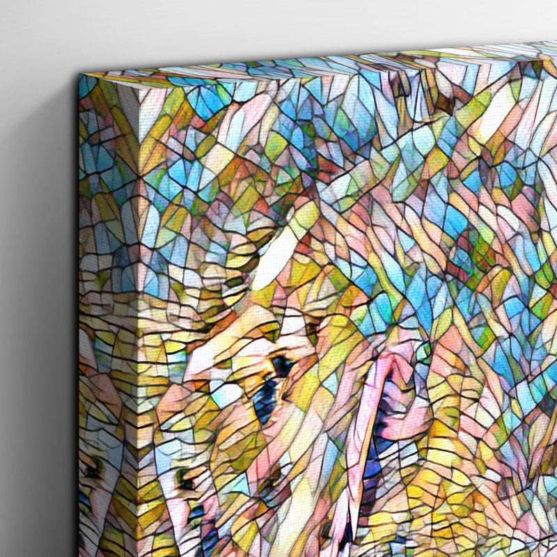 White British Bulldog 1 - Wrapped Canvas, 40cm H x 60cm W